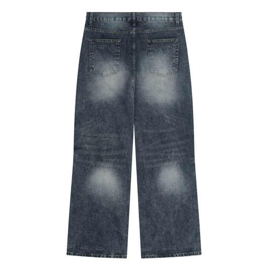 "MAT7AF" WASHED DENIM