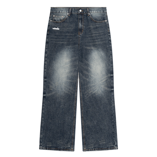 "MAT7AF" WASHED DENIM